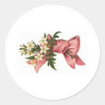 Flowers Round Sticker