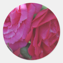 Flowers Round Sticker