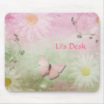 Flowers + Soft Swirl Vines + Butterfly Feminine
