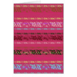Flowers Stripes and Plaid Greeting Cards