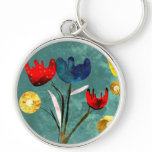Flowers Vintage Keychain by Rupydetequila Flowers Vintage Keychain