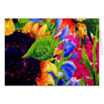 "Flowery blank notecard"