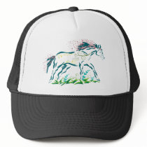 Flowery Horse hat