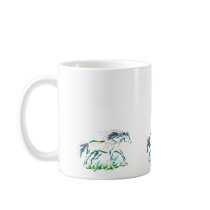 Flowery Horse * mug