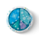 Flowery Peace sign buttons