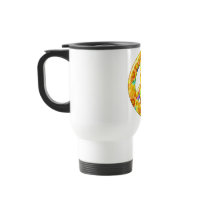 Flowery Peace Sign Coffee Mugs