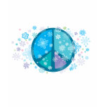Flowery Peace sign T-shirt