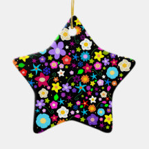 Flowery Star Ornament