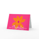 Flowery Thank You cards