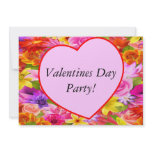 Flowery Valentine Set Invites