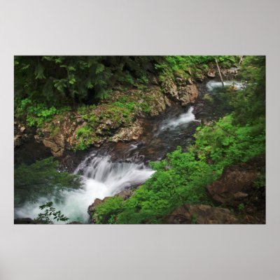 Flowing lazily downstream print by tompurse