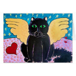 Fluffy Angel Cat