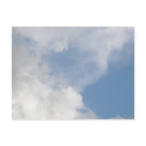 Fluffy Clouds Postcard