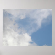 Fluffy Clouds Print