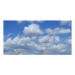 Fluffy Clouds & Skies Photo Card photo cards