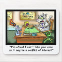 Fluffy Cohen Attorney @ Claw Funny Cat Gifts, etc mousepads