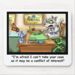 Fluffy Cohen Attorney @ Claw Funny Cat Gifts, etc mousepads