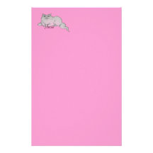 Fluffy Kitty Stationary Stationery