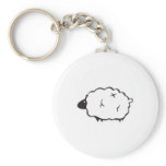 fluffy lamb keychains