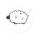 fluffy lamb stickers
