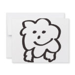 fluffy sheep invitations