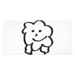 fluffy sheep photo cards