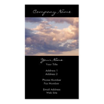 Fluffy Skies Photo Business Card