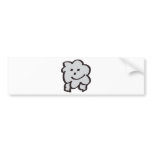 fluffy the sheep bumper stickers