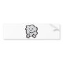 fluffy the sheep bumper stickers