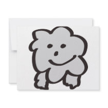 fluffy the sheep personalized announcements