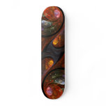 Fluid Connection Abstract Art Skateboard