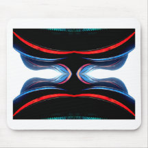 Fluid Harmonics Urban Futuristic Modern Art Mousepads