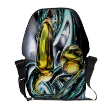 Fluidity Abstract Messenger Bags