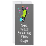 Fluo Basketball Player Bookmark Template Custom Rack Cards