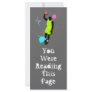 Fluo Basketball Player Bookmark Template