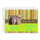 Fluorescent Beach Towel/orange/lime invitations
