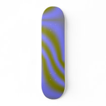 Fluorescent Clouds Skateboard