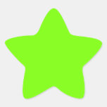 fluorescent green solid colour sticker
