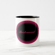 Fluorescent Neon Flourishes Wedding Favour Mug