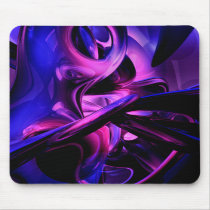 Fluorescent Passions Abstract Mousepad