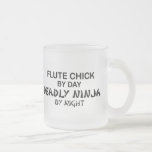 Flute Chick Deadly Ninja by Night Coffee Mugs