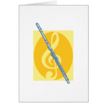 Flute Greeting Card