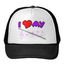 Flute Love Mesh Hat