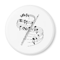 Flute Fridge Magnets