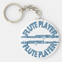 Flute Player Key Chains