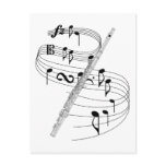 Flute postcards