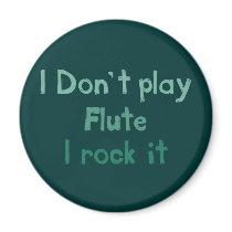 Flute Rock It Magnet