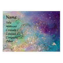 FLUTIST IN BLUE / Venetian Carnival Night Business Card