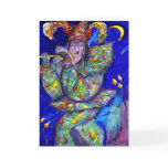 FLUTIST IN BLUE / Venetian Carnival Night cards
