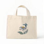 Flutter - Sumi-e butterfly & Flower Canvas Bags